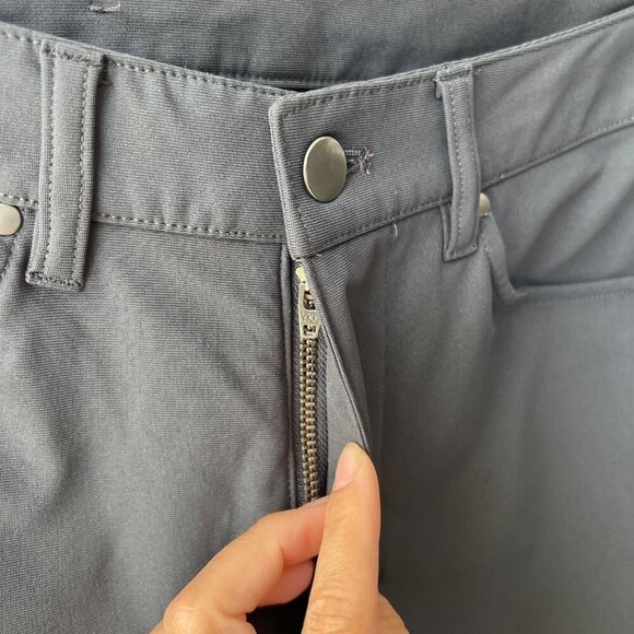 Lululemon ABC Slim-Fit Pant Warpstreme , Dark Grey , Size 30 B181 - Picture 6 of 10